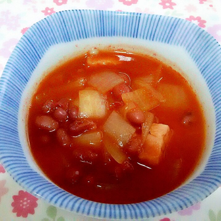 小豆のトマトスープ＋＋